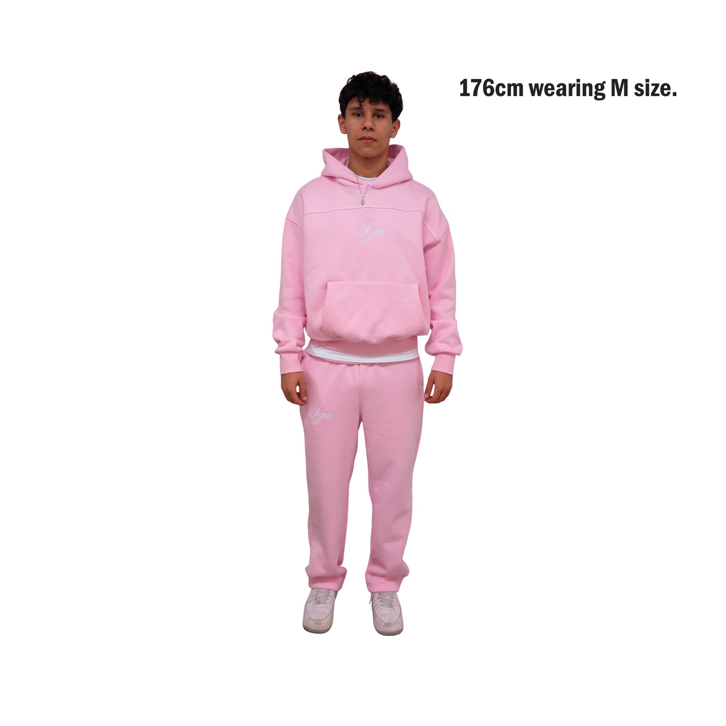 EMBROIDED PINK TRACKSUIT