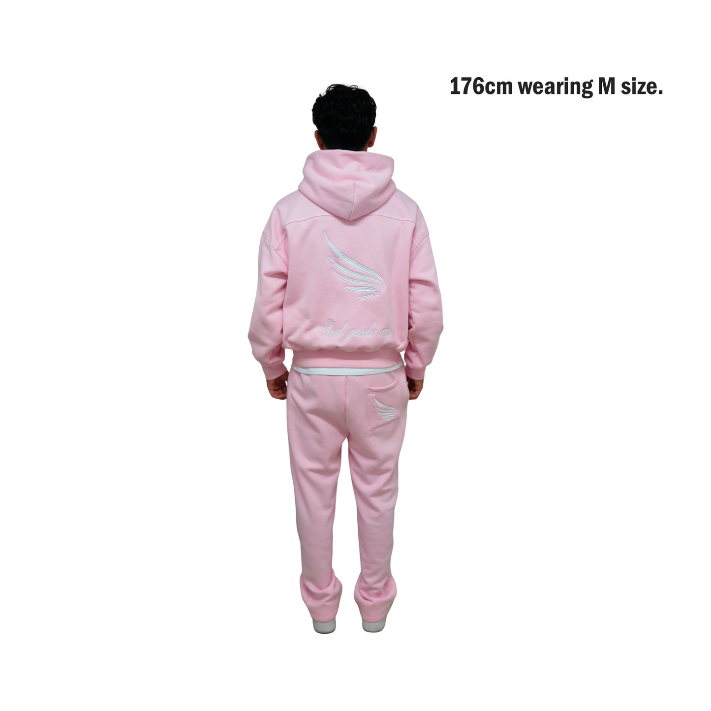 EMBROIDED PINK TRACKSUIT