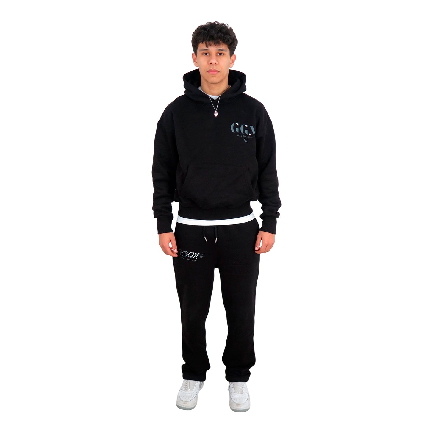 BASIC BLACK TRACKSUIT