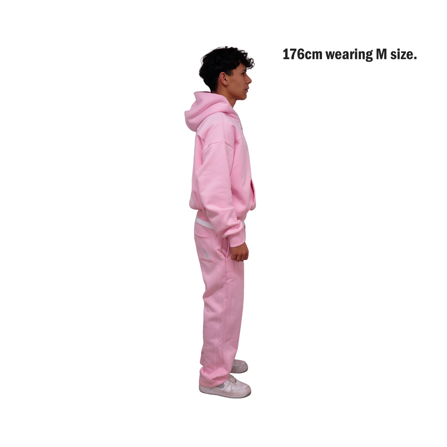 EMBROIDED PINK TRACKSUIT